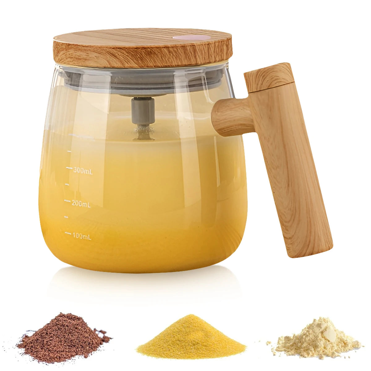 Automatic Stirring Cup 400ml Electric Stirring Mug Coffee Mixing Cup Blender Lazy Milkshake Rotating Water Tea Glass Cup Mixer
