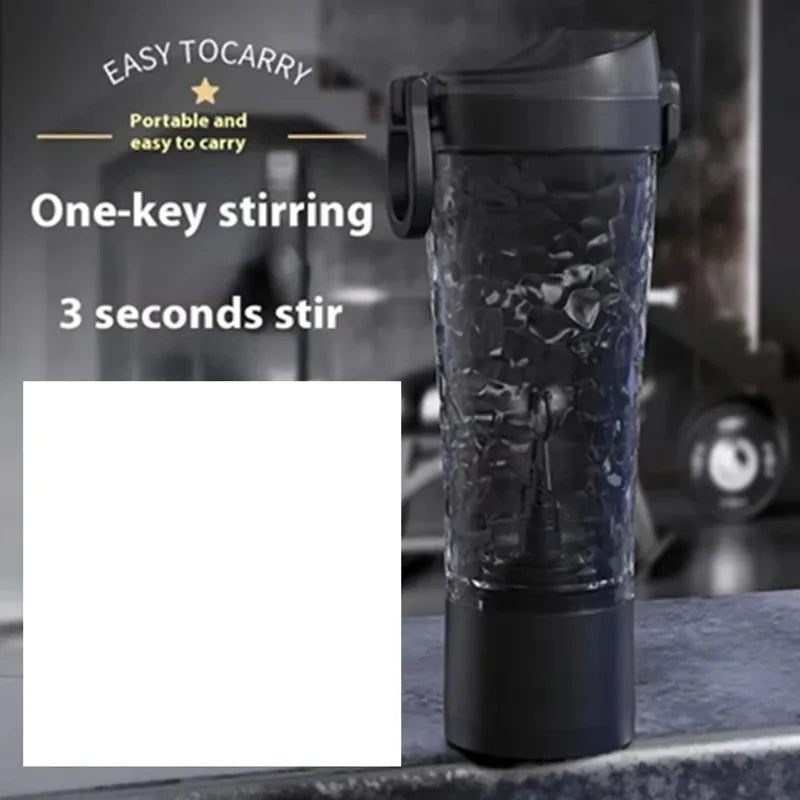 A73P-USB Rechargeable Magnetic Stirring Coffee Mug - Portable Automatic Mixer For Home, Office, Travel
